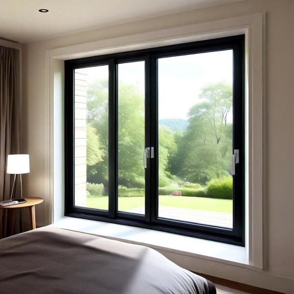 Quality Thermal Insulation Aluminium Hinged Window Soundproof Modern Casement Window for sale