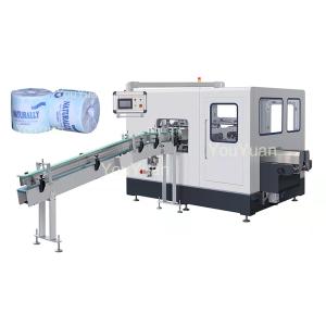 Buy cheap HMI Control Tissue Paper Cutting And Packing Machine Dia 500mm from wholesalers