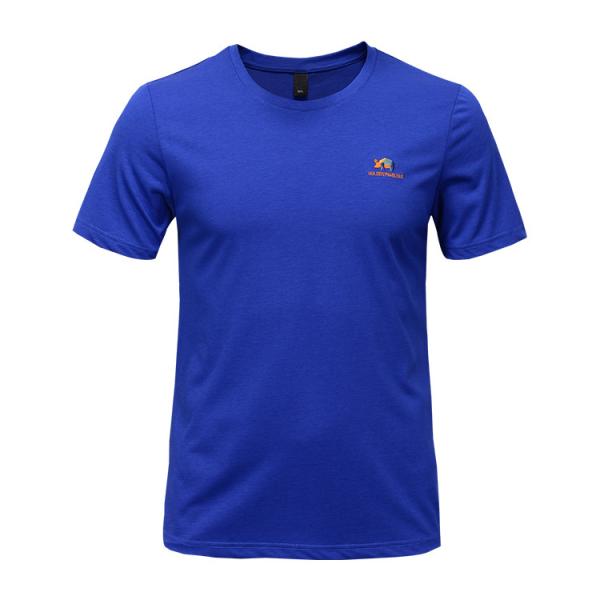 Quality rounded hem t shirt cheap custom men t-shirt for sale