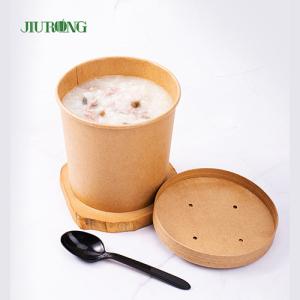 Buy cheap Disposable Biodegradable Paper Bowl With Lid from wholesalers