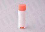 Buy cheap 4.5g Colorful Plastic Oval Lip Balm Tubes Easy To Fulfill Lip Balm In from wholesalers