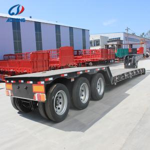 Buy cheap Hydraulic Removable Gooseneck Lowboy Trailer 100T Payload 18000mm from wholesalers