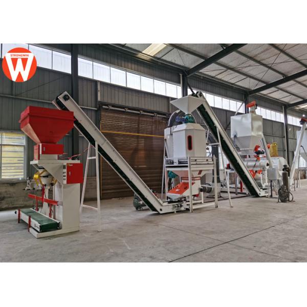 Buy cheap 1.5T/H Chicken Cattle Poultry Pellet Feed Plant 380V from wholesalers