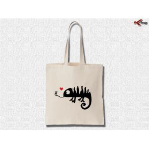 Buy cheap Cotton Tote Bag Women Chameleon in Love - Tote Bag for Women  by loonde GOOD price and best server product