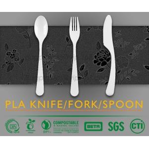 biodegradable and compostable PLA cutlery set, food cutlery set, biodegradable