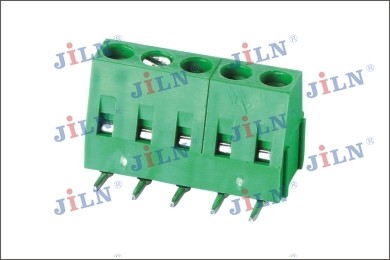 Quality PA66 0.4Nm JL128R PCB Terminal Connector 5.00 5.08mm Pitch H13.9 for sale