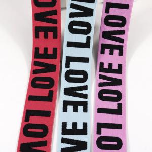 Buy cheap Custom Concave Weave Jacquard Printed Webbing Straps Elastic Webbing Band from wholesalers