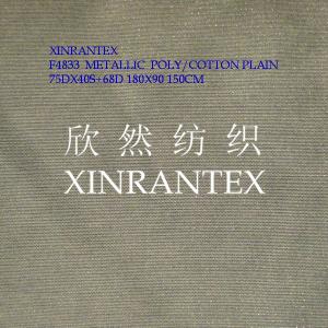 Buy cheap F4833 T/C metallic fabric for radiation garment product