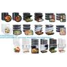 Buy cheap To Go Containers, Anti-Fog Shrink Wrap 25 Pack 34 Oz 8 Inch Meal Prep Container Microwave Freezer Safe Hinged from wholesalers