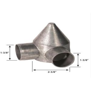 Buy cheap Two Built In Rail Connectors For 1 3/8'' Top Rail And 2 3/8'' Terminal Cornal product