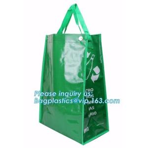 Buy cheap Reusable Eco Large PP Non Woven Shopping Grocery Tote Bag with Logo,Promotional Customized Printing PP Woven Shopping Ba from wholesalers