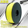 Buy cheap Dark Yellow ABS  Filament ,  Filament 3D Printing Plastic Material 1.75 / 3mm from wholesalers