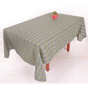 Buy cheap Checkered Gingham Tablecloths Fabric With 100% Eco Friendly Polyester Material from wholesalers