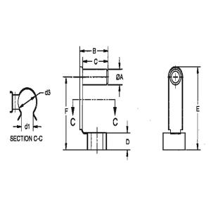 Industrial Stainless Steel Clevis Pin TXLSP Series Clevis Pin Spring Clip