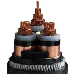 Buy cheap 26/35KV High Voltage Copper Core DC Power Cable with XLPE Insulation and PVC Sheath from wholesalers