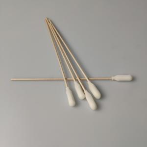 Individual Package Wooden Handle 15cm Medical Foam Swab