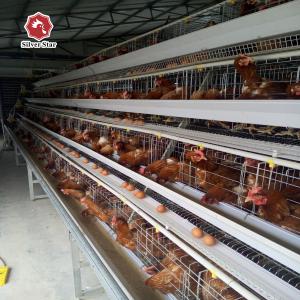 H Shaped Small Stacked Layer Chicken Cage 6 Layers Customized