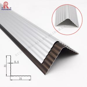 Buy cheap 3 - 6m L Shape Aluminum Profile Wall Protector Corner Standard product