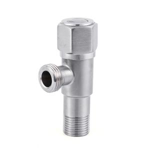 Buy cheap SS201 304 SS Angle Valve Brush Finished Manual Control Medium Temperature product