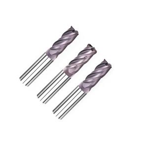 4 Flutes Tungsten Carbide End Mill Cutter General Processing High Precision