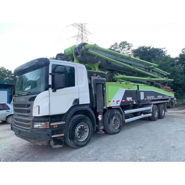 Buy cheap Used Concrete Pump Truck 2018 Zoomlion 56m Heavy Equipment Spare Parts Avaliable from wholesalers