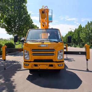 Buy cheap 23m telescopic boom aerial work platform truck mounted from wholesalers