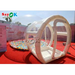 Buy cheap Inflatable Globe Tent Commercial Inflatable Transparent Bubble Camping Tent For Ourdoor from wholesalers