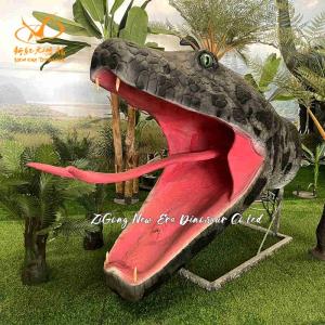Robot Weatherproof Design Animatronic Snake Model For Exhibition And Decoration