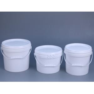 Reusable Round Shape Food Grade White Buckets 1-5L Eco-friendly and Durable