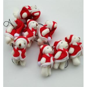 Buy cheap Mini Christmas Knuckle Bear 6cm Plush Toy Teddy Bear Doll Pendant with 6*3*2cm Size from wholesalers