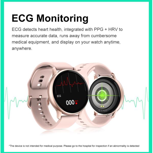 DT88 Pro Smart Watch women ECG+PPG Bluetooth Heart Rate Tracker Blood Pressure IP67 Waterproof women Smartwatch men