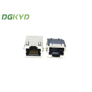 Buy cheap Gigabit Ethernet Modular Jack Singleport Without Led Sinking Plate Chip Integrated Transformer 14pin from wholesalers