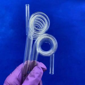 Buy cheap Factory Custom High Temperature Resistant Transparent Quartz Spiral Pipe from wholesalers