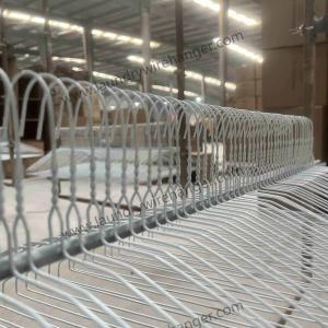 China Dry Cleaning Disposable Laundry 2.2mm Galvanized Wire Hangers on sale