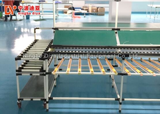 Buy cheap Food Grade Power Roller Conveyor Systems With Wire Mesh Stainless Steel Table from wholesalers