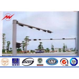 Buy cheap ISO9001 Approved Round 8m Outdoor Lighting Poles with Cross Arm Anti Rust from wholesalers