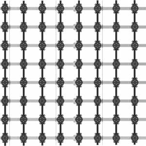 Full Color LED Grid Screen Large Area IP68 DMX512 HD Energy Saving OEM