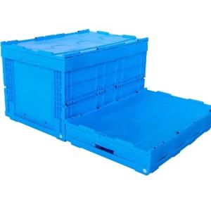 Buy cheap PP Material Mesh Style Collapsible Crate Box for Storage and Moving 600x400x337mm from wholesalers