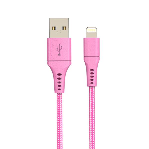 Buy cheap Braied USB Data Charging Cable AM To 8 Pin Eco Friendly Wheat Straw Biodegradable Green Life from wholesalers