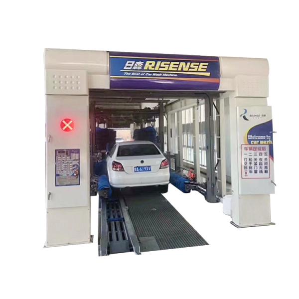 9 Brushes Full Automatic Car Wash Tunnel With Dryer Output Power 1500W