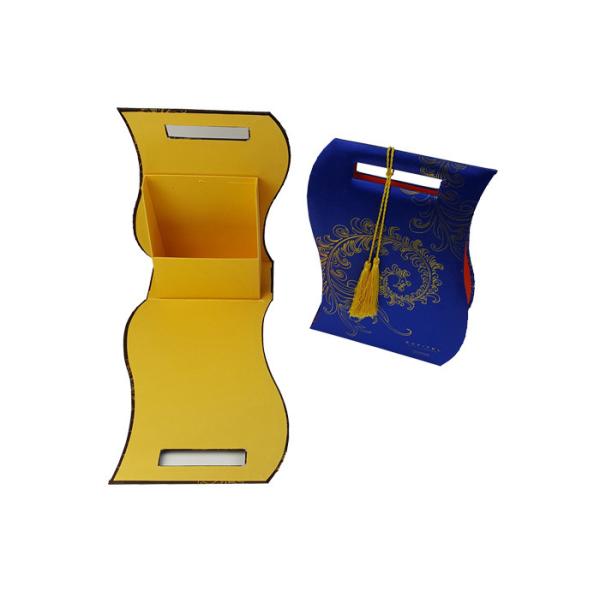 Buy cheap Customized Gift Box Packaging CMYK Colors Printing Foldable Cardboard Material Creative Design Box with Handle from wholesalers