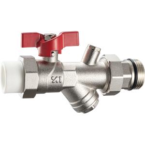 Buy cheap 3603 3609 Straight Type Nickel Plated Brass Ball Valve w/ Meter Outlet & Built-in Strainer & Optional Brass Drain Valve from wholesalers