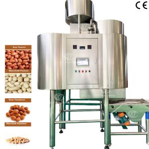 Buy cheap Fully Automatic Feeding and Discharging Air Peanut Blanching Machine from wholesalers