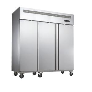 Buy cheap Commercial Silver Upright Freezer -18°C - 10°C With Easy Moving Wheels from wholesalers
