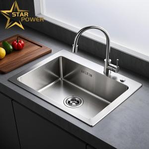 304 Thickened Handmade Sink Kitchenware Smooth Surface Easy To Clean