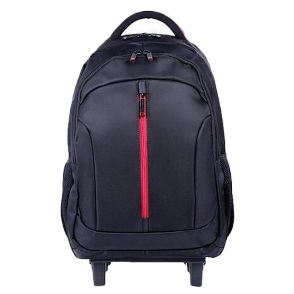 Quality Washable Sky Travel Trolley Bags Drawstring Polyester Backpack With Wheels for sale