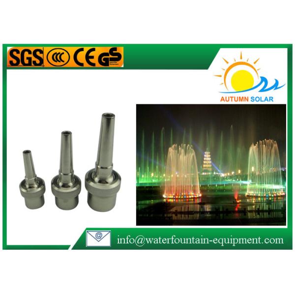 Quality Single Jet Water Fountain Nozzles Stainless Steel DN20 / DN80 Connection for sale