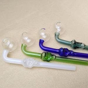 Buy cheap 2mm Thick Glass Tobacco Pipe , 5.5'' Glass Water Pipe For Smoking Easy To Use from wholesalers