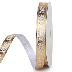 China Factory Wholesale Printed ribbon custom logo satin ribbon printer ribbon