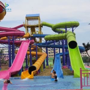 Buy cheap Customized Spiral Design Fiberglass Water Slide for Adult Use with High Capacity in Aqua Parks from wholesalers
